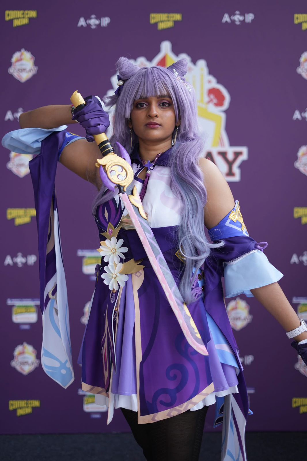 File Image_Cosplayer posing at the Bengaluru edition of Comic Con India