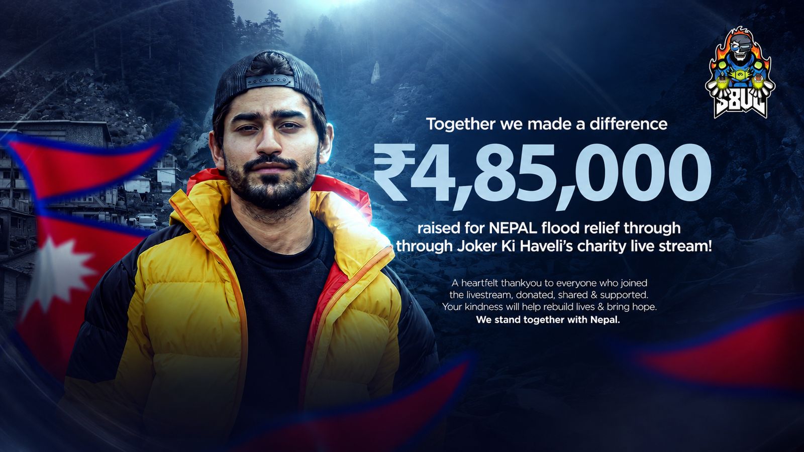 S8UL creator Joker Ki Haveli supporting communities affected by floods